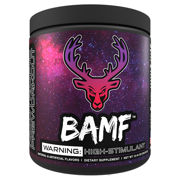 BAMF Black Pre Workout- Bucked up