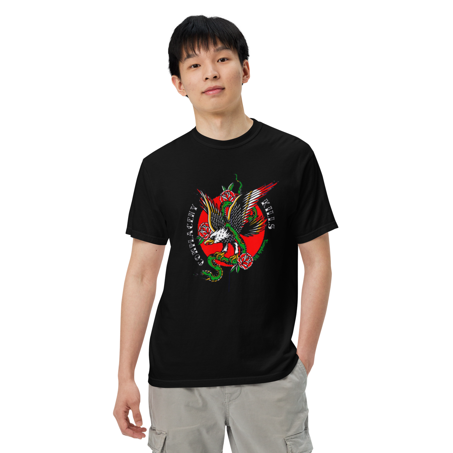 Men’s garment-dyed heavyweight t-shirt