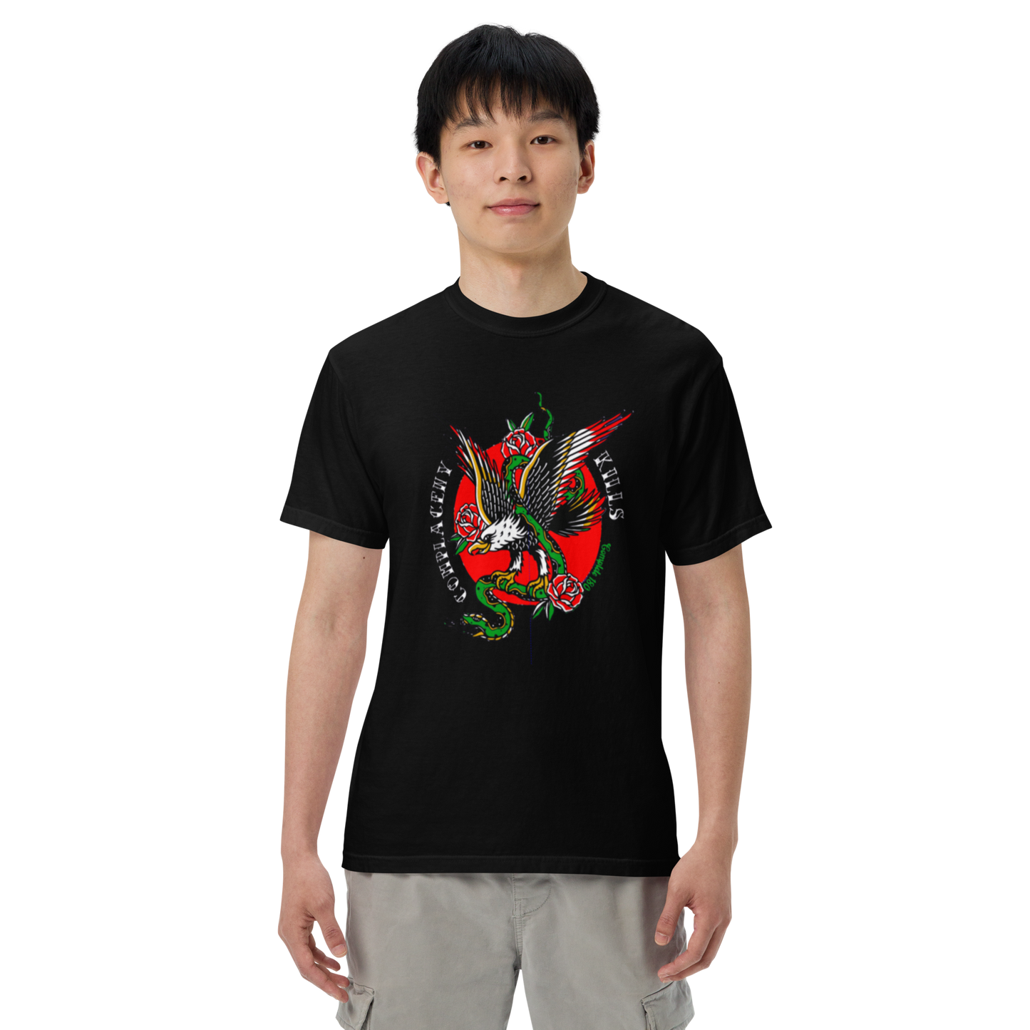 Men’s garment-dyed heavyweight t-shirt
