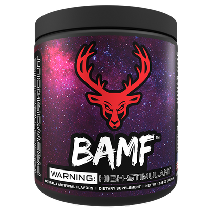 BAMF Black Pre Workout- Bucked up