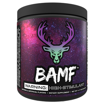 BAMF Black Pre Workout- Bucked up