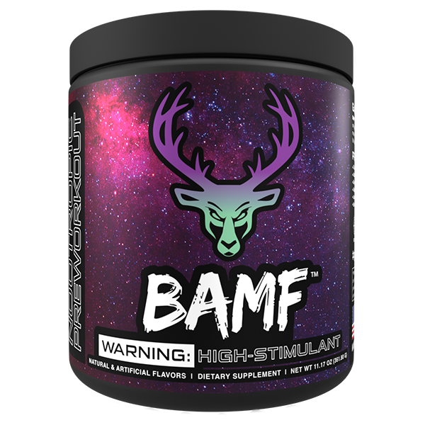 BAMF Black Pre Workout- Bucked up
