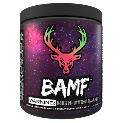 BAMF Black Pre Workout- Bucked up