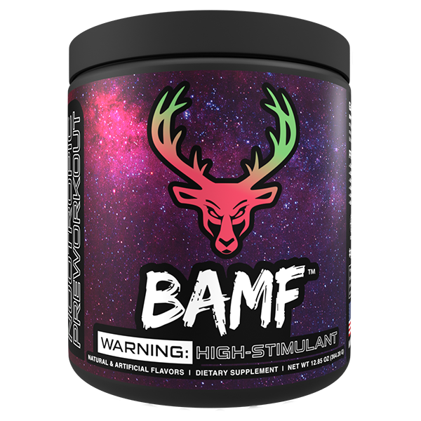 BAMF Black Pre Workout- Bucked up