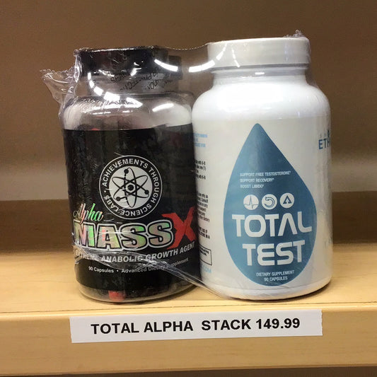 Total alpha stack